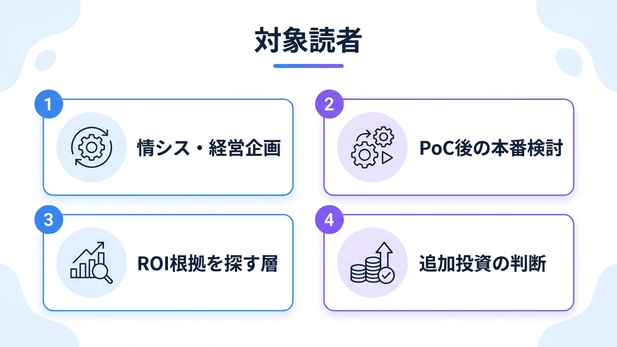 この記事の対象読者