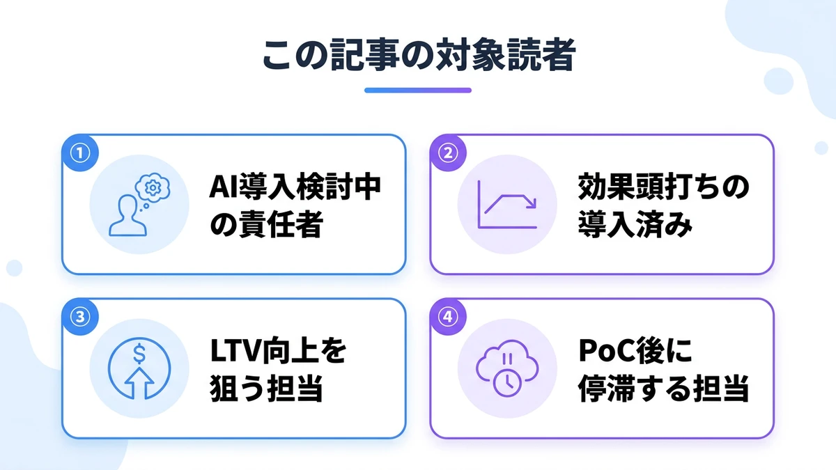 この記事の対象読者