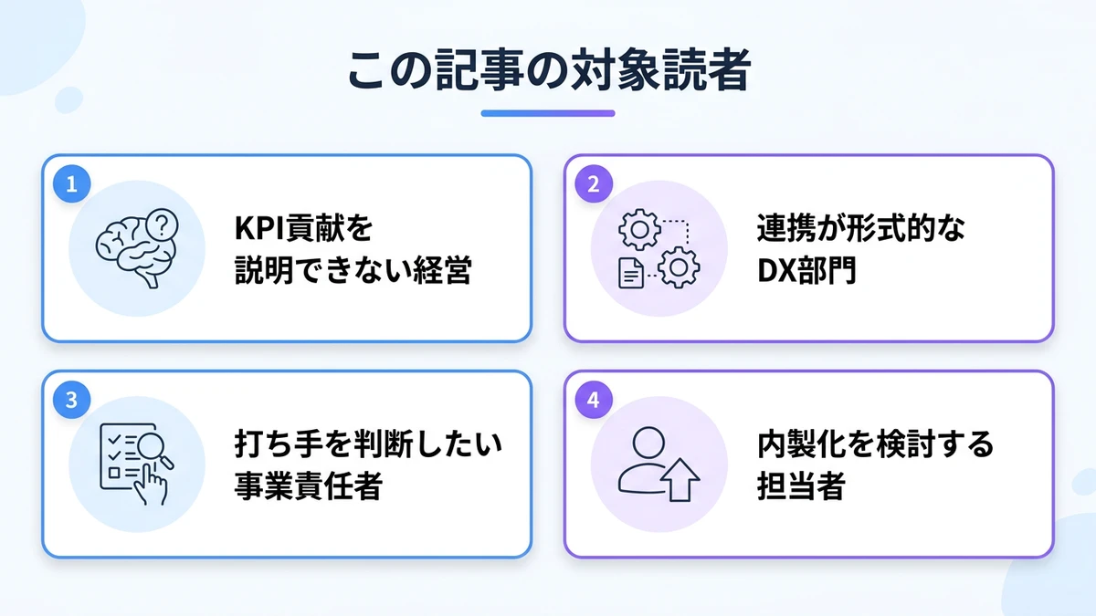 この記事の対象読者