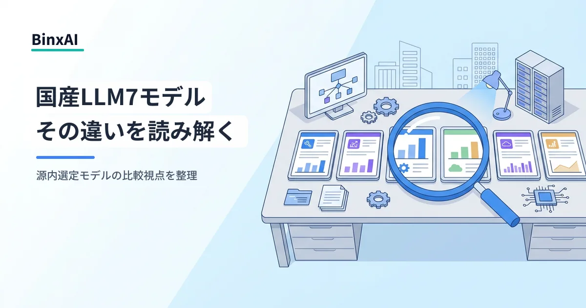 デジタル庁が国産LLM7モデルを選定。18万人が使う「源内」で、選び方の材料は増えるのか