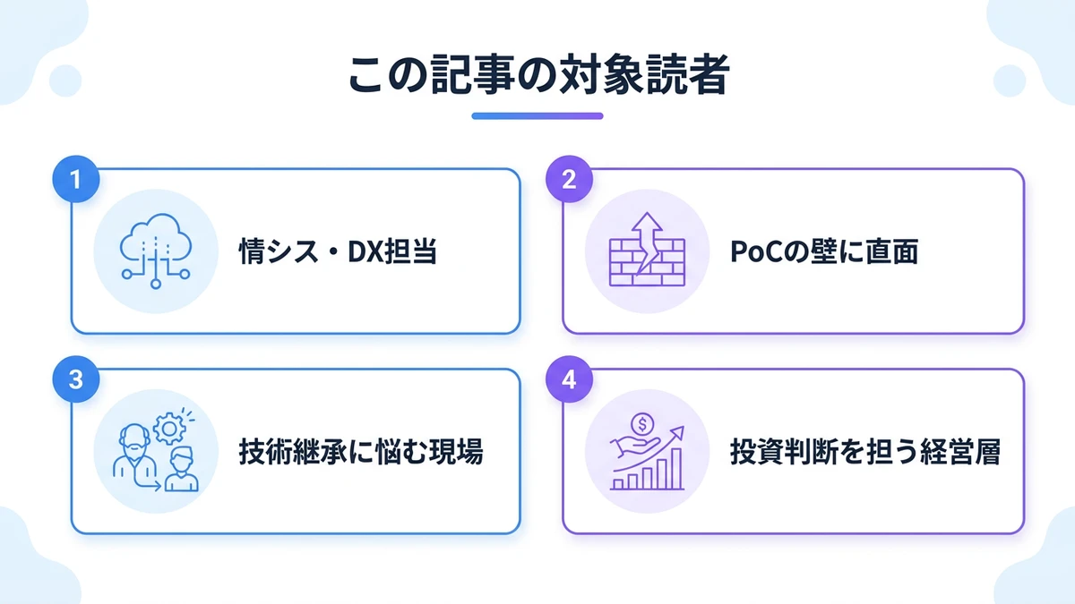 この記事の対象読者
